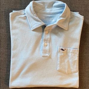 Baby blue vineyard vine polo